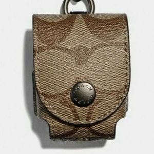 Coach case for Apple AirPods.